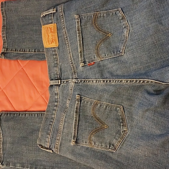 Levi's Blue Straight Leg Jeans - Picture 11 of 11